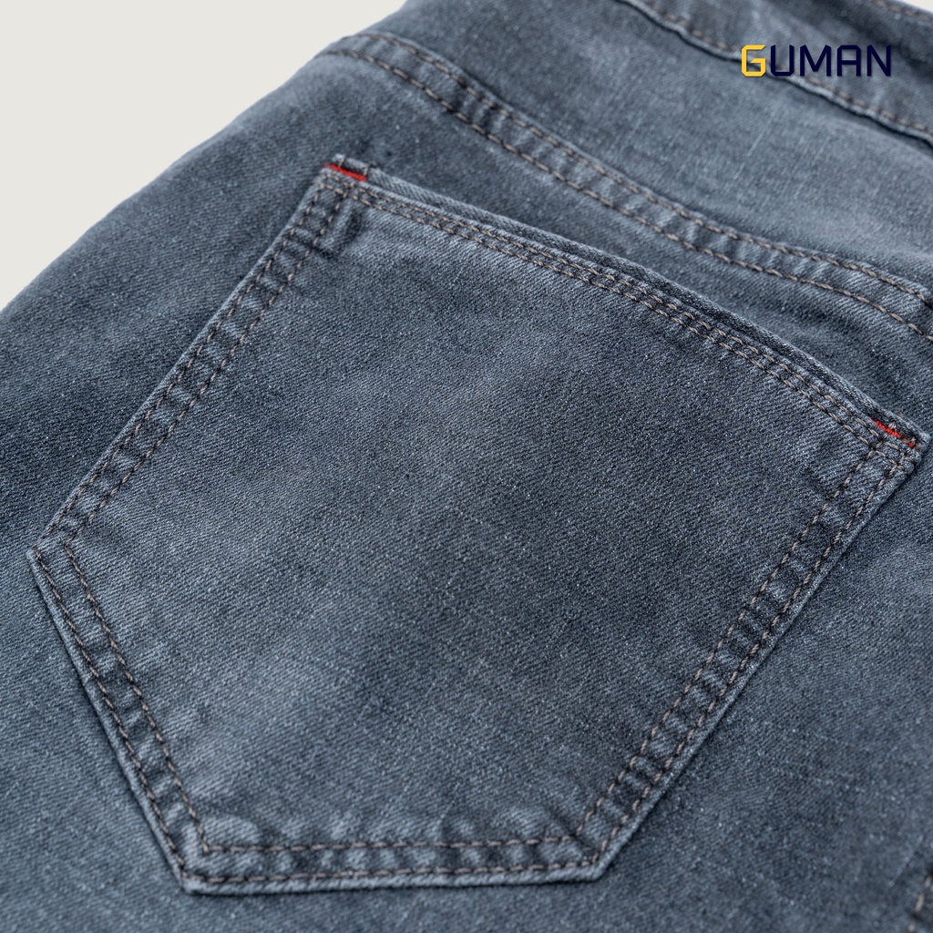 Quần Jean Ryder, Phom Slim Fit, Màu Xám GLJ10 GUMAN