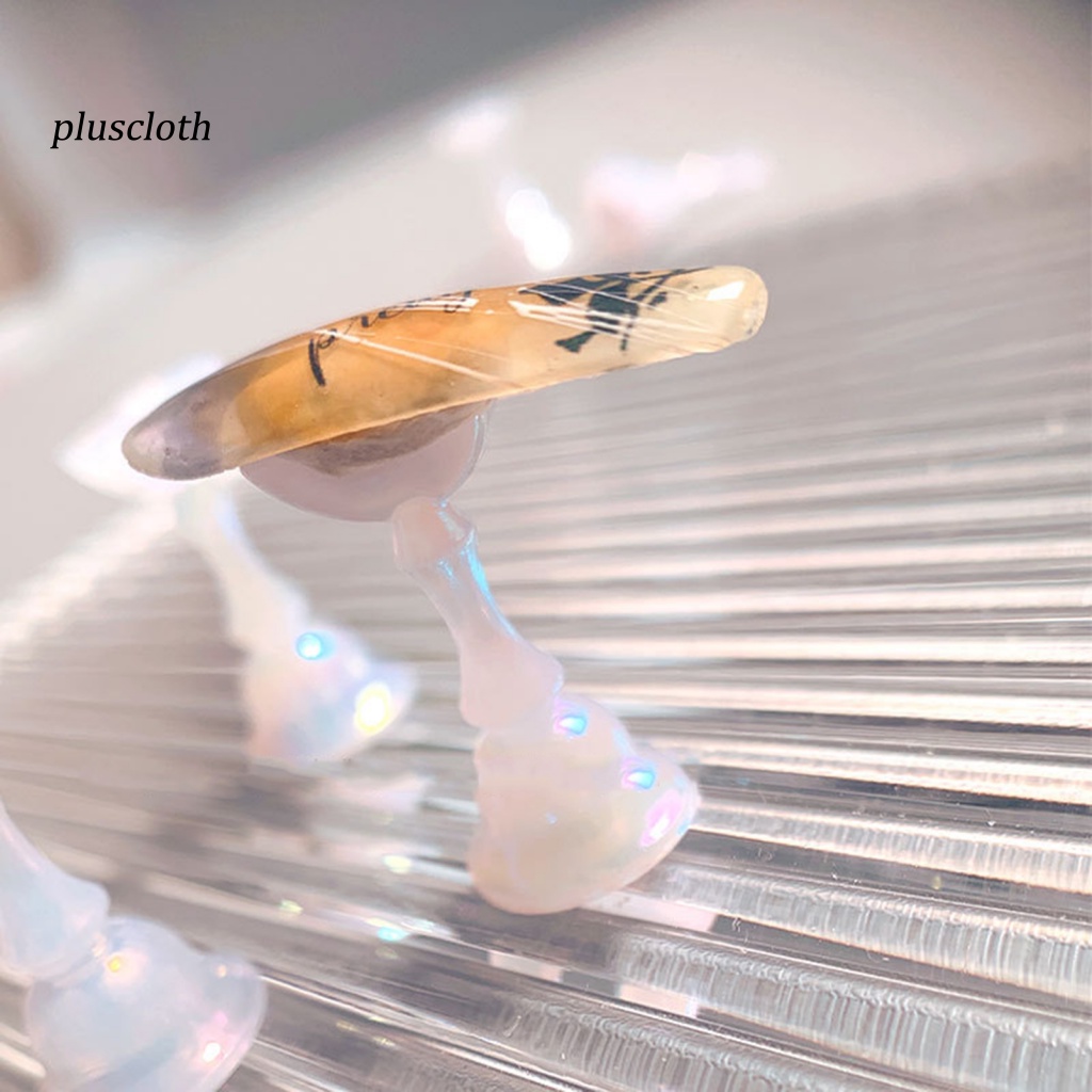 Set 5 Móng Tay Giả Có Giá Đỡ Trưng Bày Chống Mài Mòn