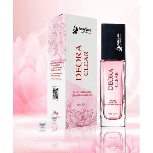 Xịt Khử Mùi Hôi Nách DEORA CLEAR Quyên Lara | Net 50 ml - HÀNG CHÍNH HÃNG