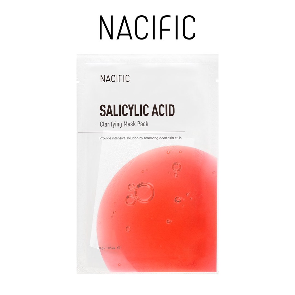 Quà tặng không bán Nacific Mặt nạ Salicylic Acid Clarifying Mask Pack 30g( 2 cái)