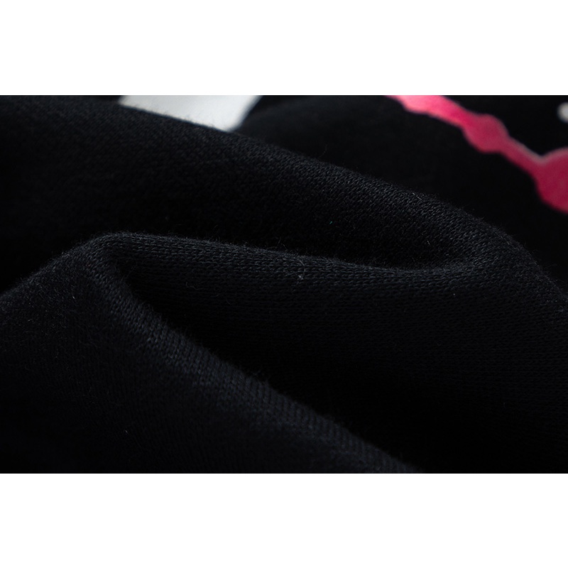 Off Áo hoodie OFF White Phối Lông Thân Thiện Với Da In Hình Mũi Tên graffiti Màu Sáng Tạo Đường Phố