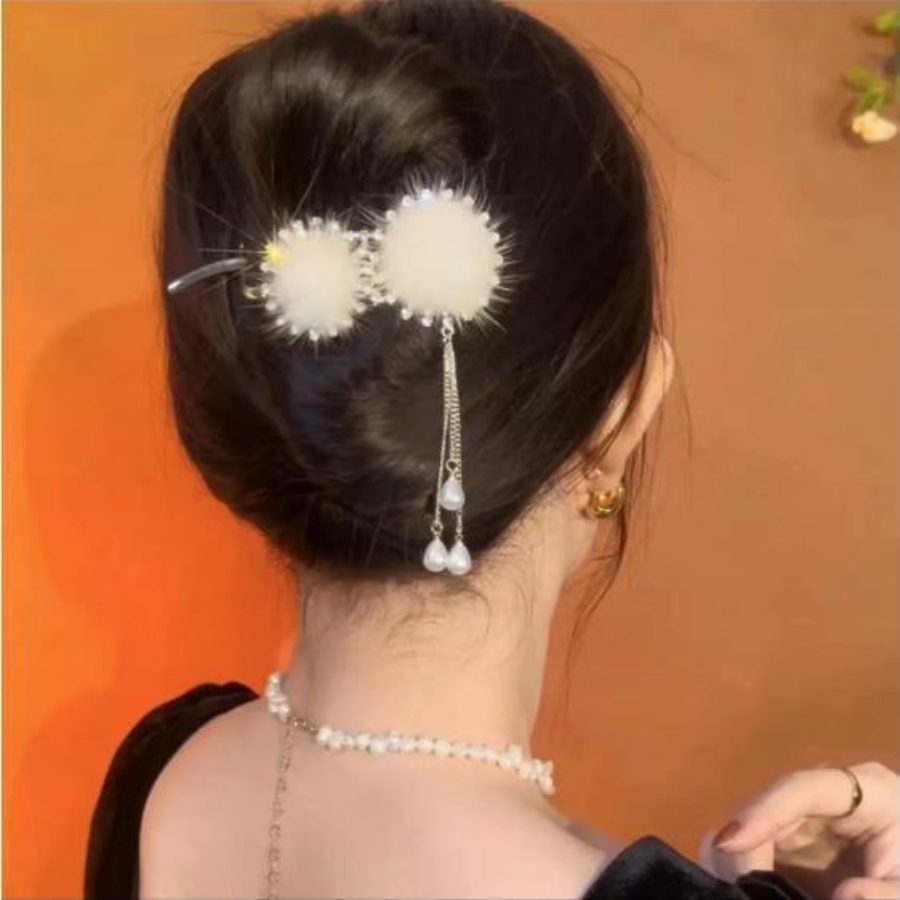 Kẹp Tóc Đính Ngọc Trai Thời Trang Hàn Quốc