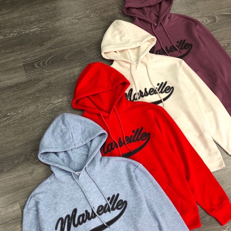 AnDi.vnxk 🔸 Áo hoodies chữ đen xuất - H.M
