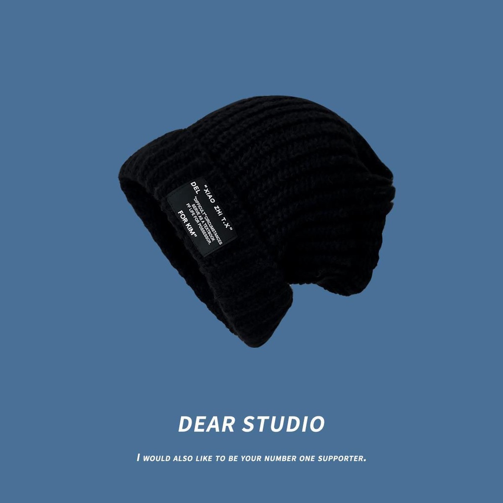 [Hàng Có Sẵn] Mũ Len Cotton Che Tai Giữ Ấm Mùa Thu Đông Phong Cách Retro Nhật Bản Dễ Phối Đồ