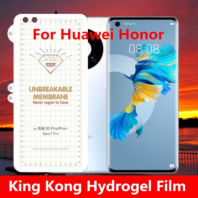 Phim Hydrogel Dán Bảo Vệ Màn Hình HD Sang Trọng Cho Huawei Nova 7 8 9 10 Pro P40 P50 Pro Mate 30 40 50 Pro Honor 30 50 60 70 Pro V40