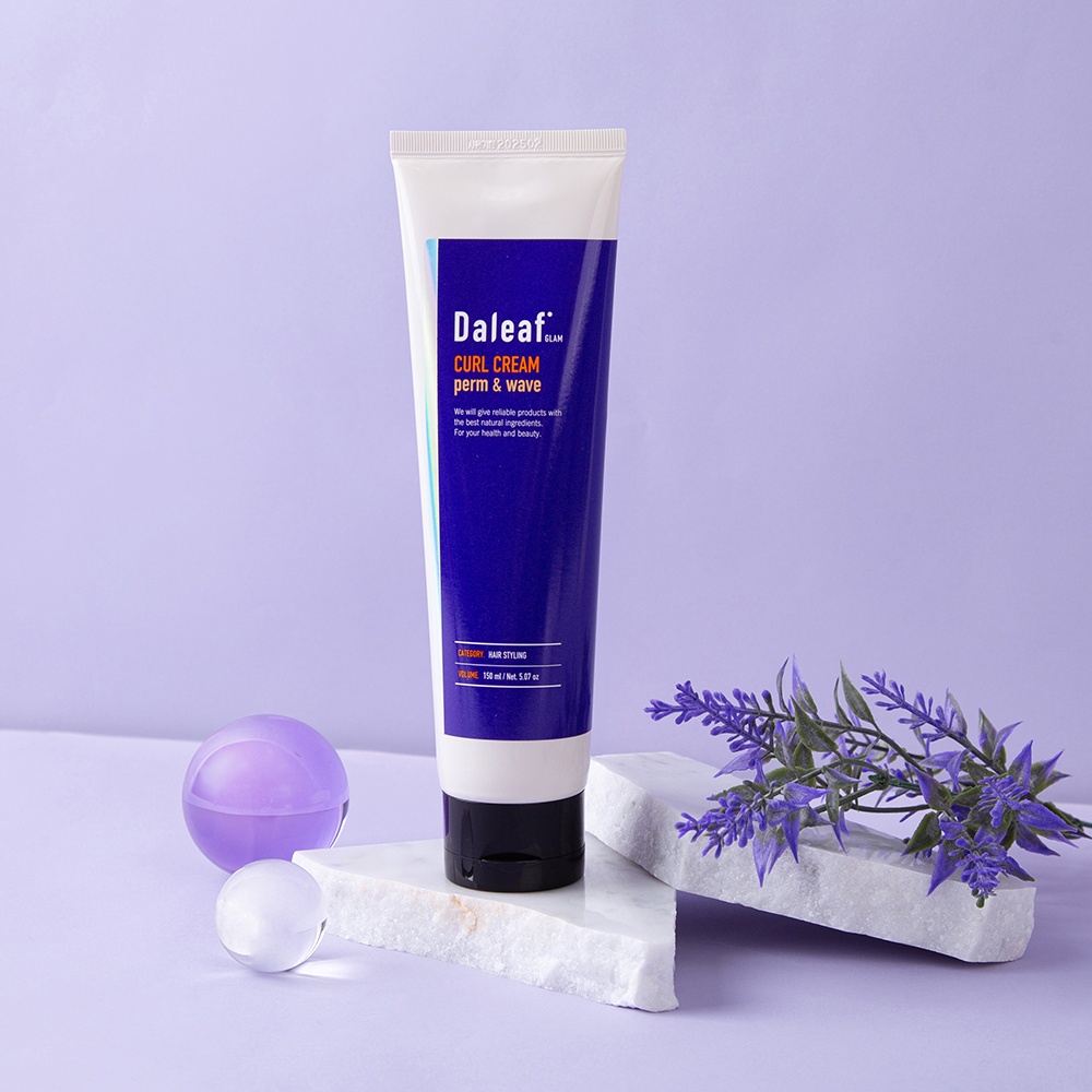 Daleaf Glam Curl Cream 150ml / Volume Wave Hair Essence