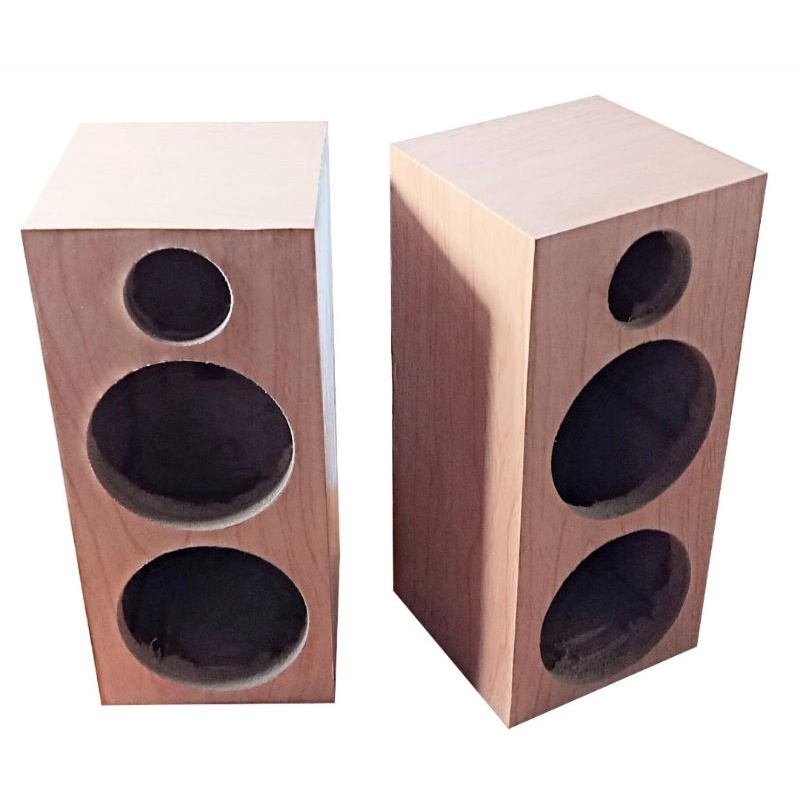 Vỏ thùng loa đôi, dành cho loa 12cm