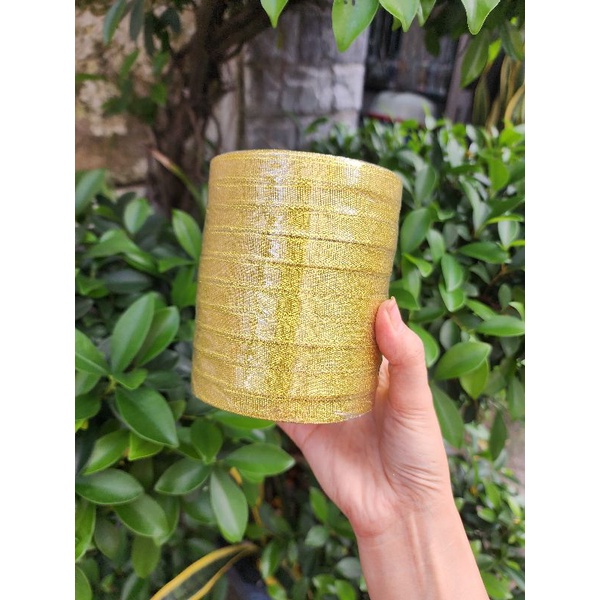 RUY BĂNG NHŨ KIM TUYẾN 1CM
