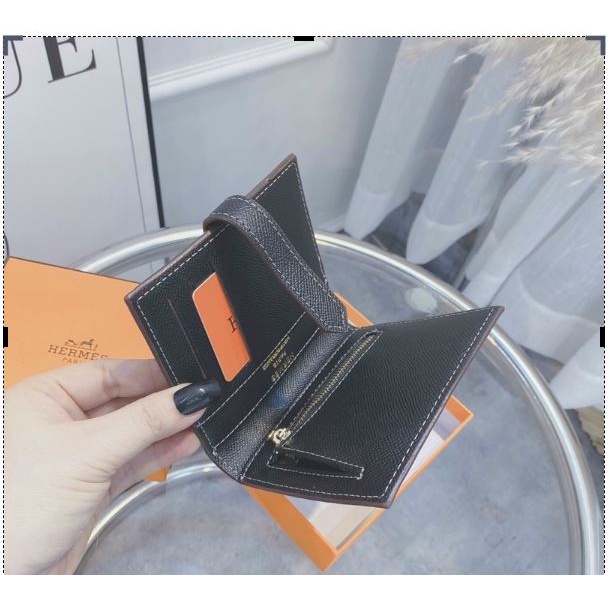 Ví da nữ gập chữ H