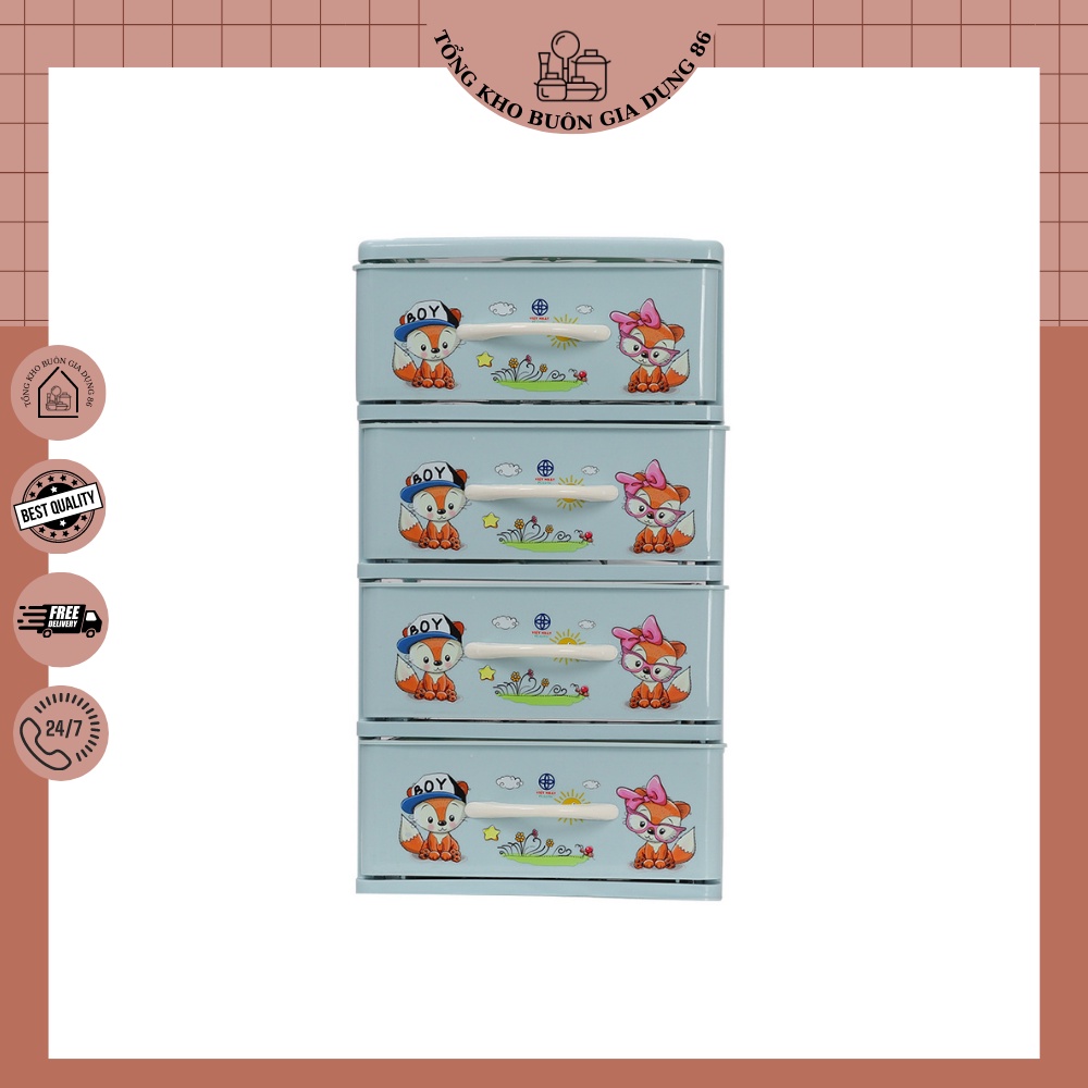 Tủ Kệ Đa Năng Đựng Đồ Để Bàn Nhỏ Gọn 3 tầng 4 tầng 5 tầng 3623-3624-3625 , Tủ Hoa Bé Việt Nhật