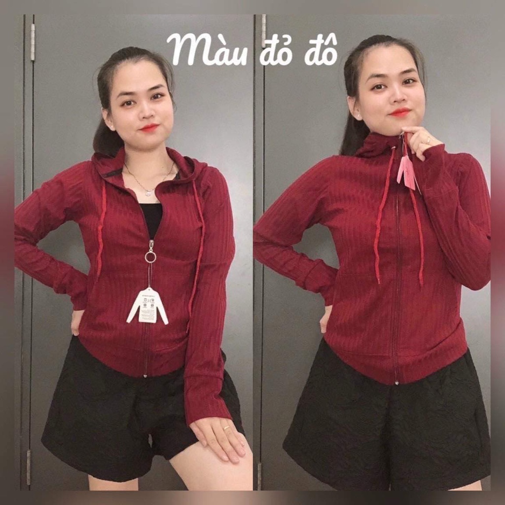 ÁO CHỐNG NẮNG THUN GÂN ĐŨA TO CÓ NÓN THỜI TRANG SIÊU XINH