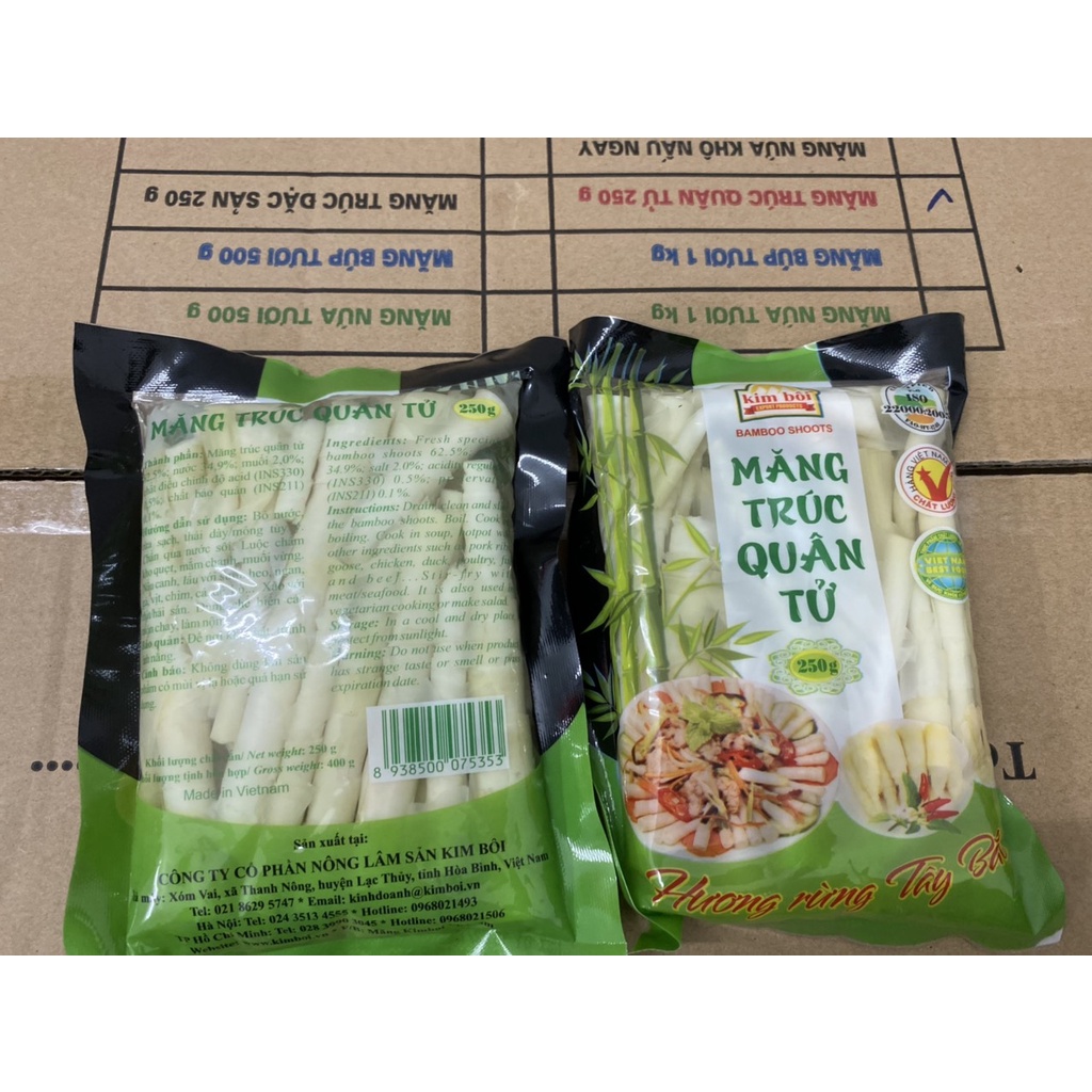 Combo 10 gói măng trúc quân tử