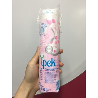Combo 3 bông tẩy trang Ipek 80 miếng
