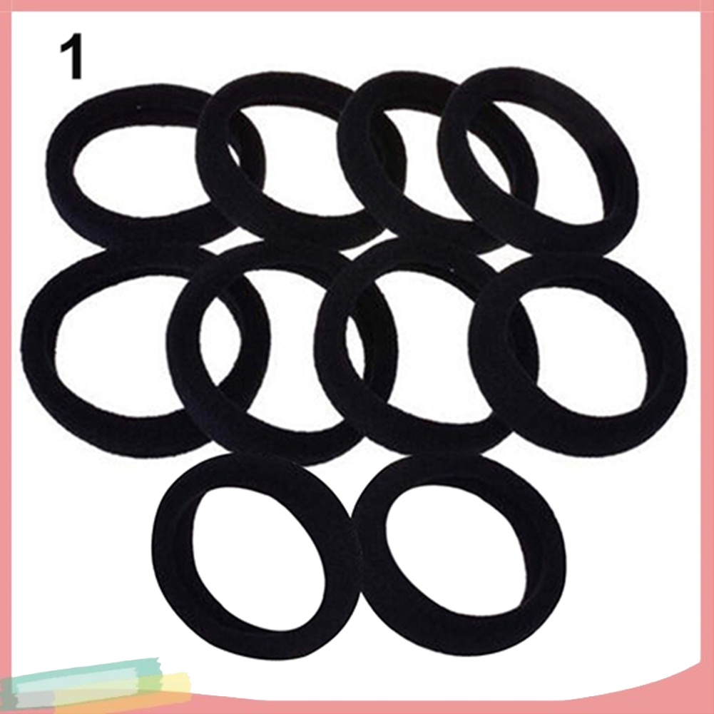 Bộ 10 Thun Buộc Tóc Đàn Hồi Nhiều Màu Sắc