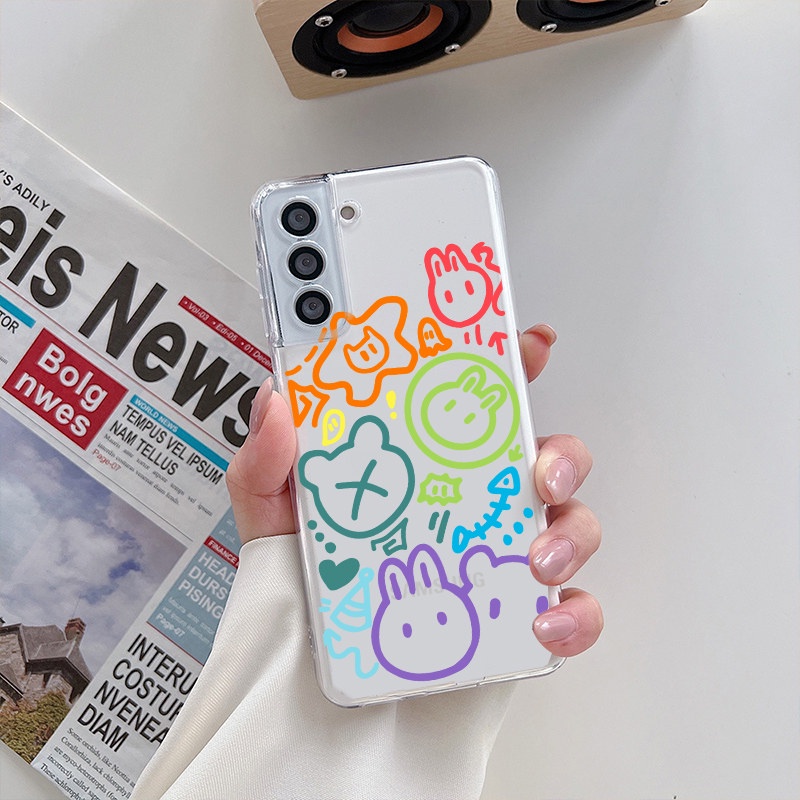 Ốp Điện Thoại Mềm Trong Suốt Cho Samsung S20 S21 FE S9 S8 S10 S20 S21 Plus S22 Ultra S22 + Note 8 9 10 Plus 20 Ultra 5G