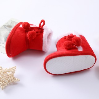Giày bốt lót nhung đế mềm cho bé