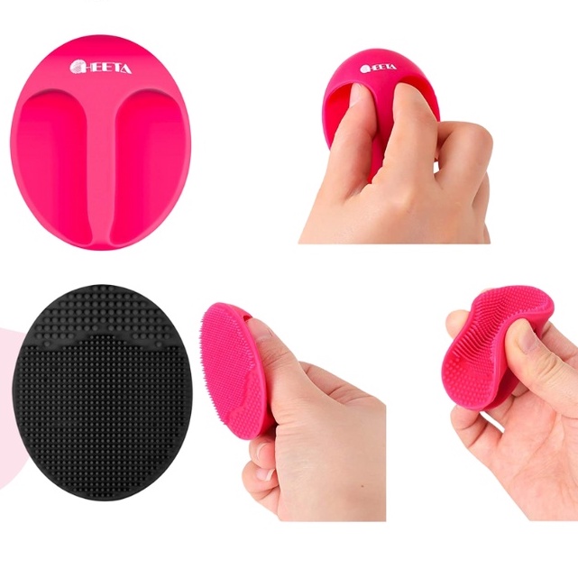 Miếng rửa mặt pad silicones HEETA
