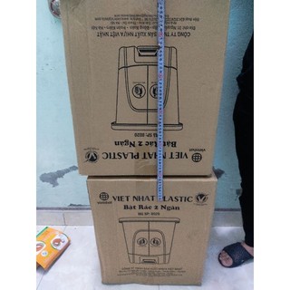 THÙNG RÁC /BẬT RÁC 2 NGĂN ( 8020 )