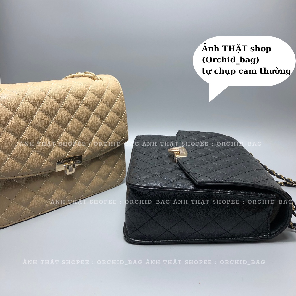 Túi xách đeo vai đeo chéo CNK xuất dư chất da PU trần trám thời thượng cho nữ công sở sinh viên