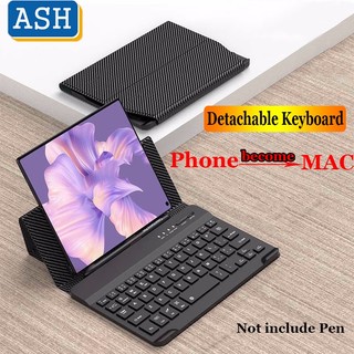 Ốp điện thoại da gập 2 trong 1 kèm bàn phím bluetooth không dây cho samsung galaxy z fold 4 z fold 3 z fold 1 z fold4 fold3 2 1 w21 5g