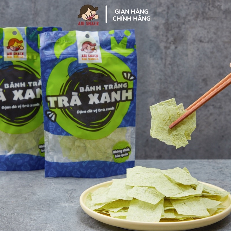 Bánh Tráng Trà Xanh ABI SNACK 80G