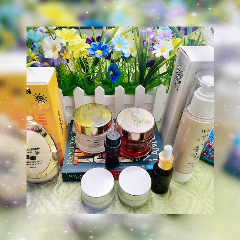 BỘ NÁM TÀN NHANG , MỤN LCL THÂM MẮT ,CHÂN SÂU DA NHIỀU NẾP NHĂN LÃO HOÁ DA BỊ  COD