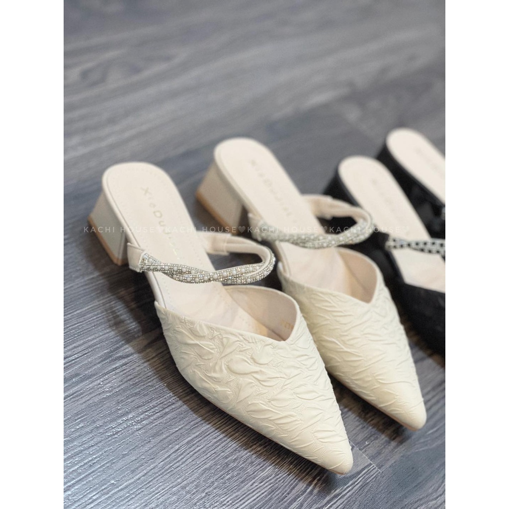 Sục vải nhún quai xoắn cườm P7768-57 - Kachi House