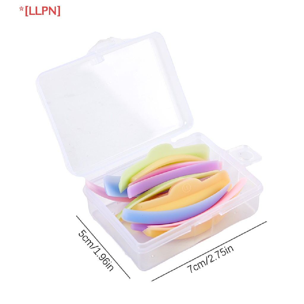 Set 3 / 5 / 8 Cặp Đệm Silicone Uốn Cong Lông Mi Tái Sử Dụng Được
