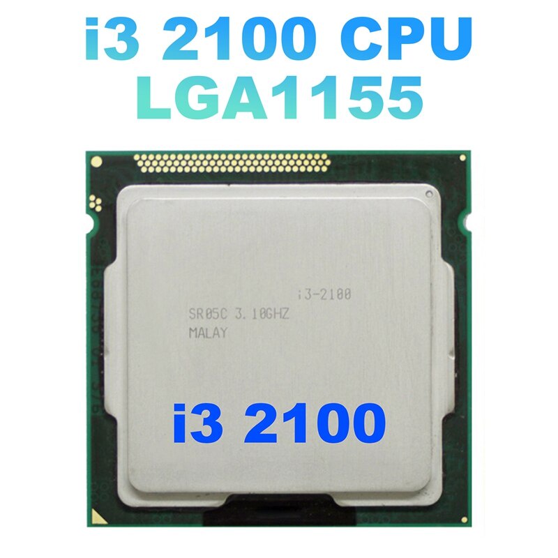 Bo Mạch Chủ cpu i3 2100 cpu lga1155 3mb Processor 2 Lõi Cho Bo Mạch Chủ usb b75