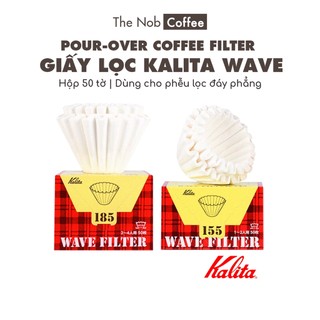 Giấy lọc Kalita Wave size 155 và 185 - Hộp 50 tờ