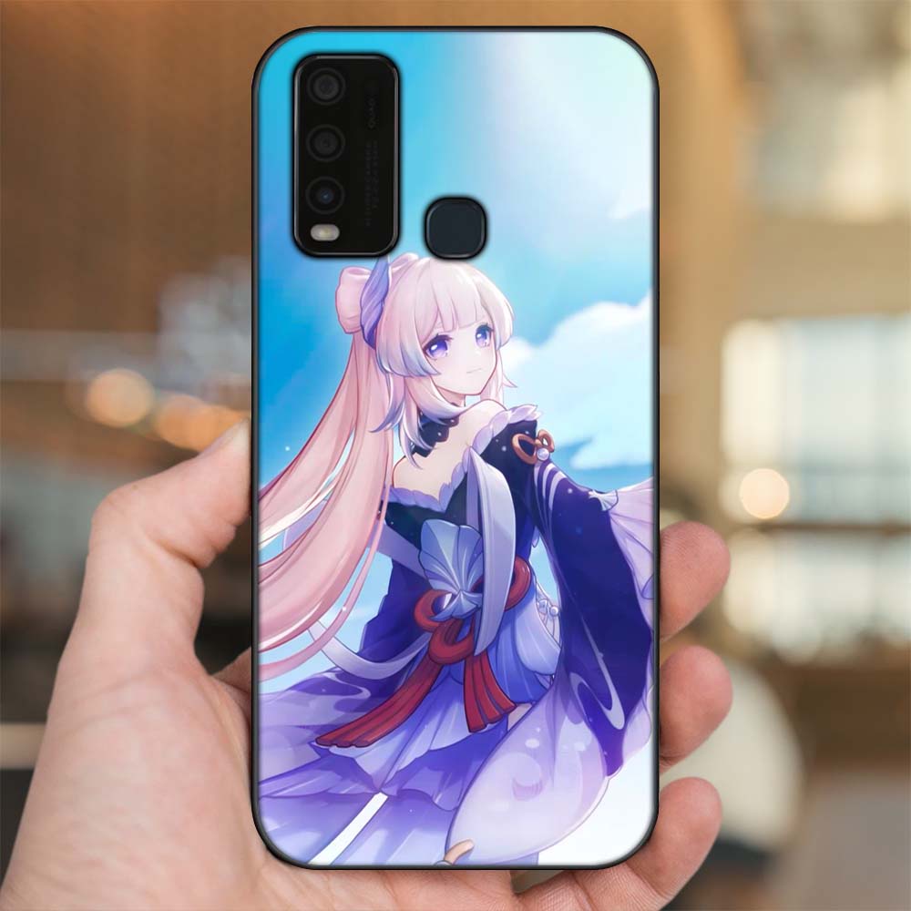 Ốp lưng Vivo Y30, Y50 viền đen in hình Sangonomiya Kokomi Genshin Impact