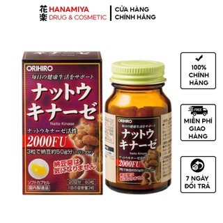 Viên uống hỗ trợ điều trị tai biến Nattokinase Orihiro 60 viên Nhật Bản