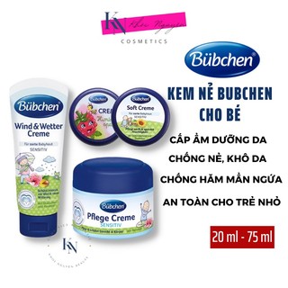 Kem dưỡng ẩm Bubchen kem nẻ Đức cho da mặt body toàn thân an toàn cho da nhạy cảm kem dưỡng da trẻ sơ sinh 20 ml - 75 ml