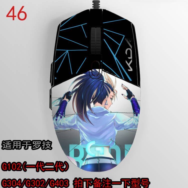 LOGITECH Bộ Miếng Dán Trang Trí Chống Trượt Và Mồ Hôi Cho Giày Trượt Patin G102 / G304 / G302