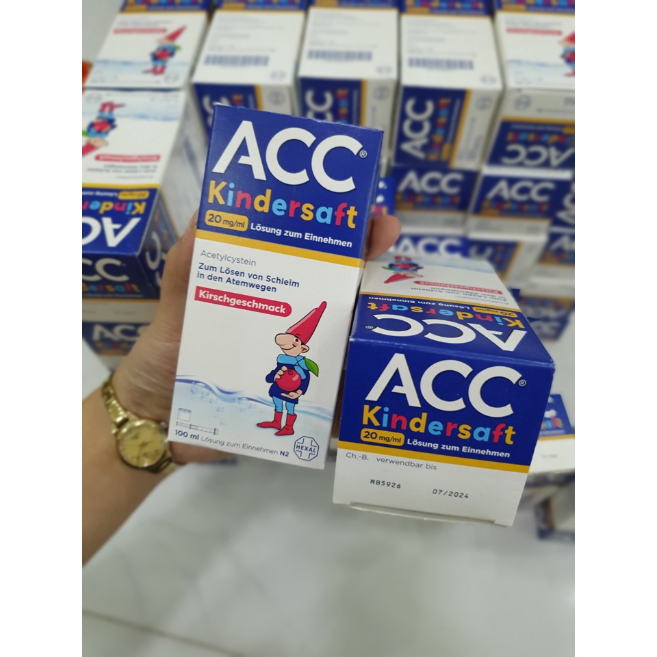 Siro Acc Kindersaft Của Đức 100ml, Giảm Ho Long Đờm Cho Bé