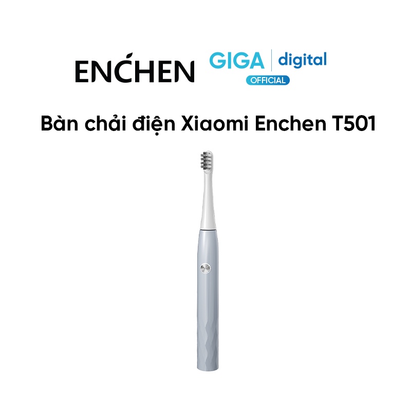 Bàn chải điện Sonic Enchen T501 với 3 Chế độ làm sạch - Lông bàn chải Hàn Quốc - Pin siêu bền