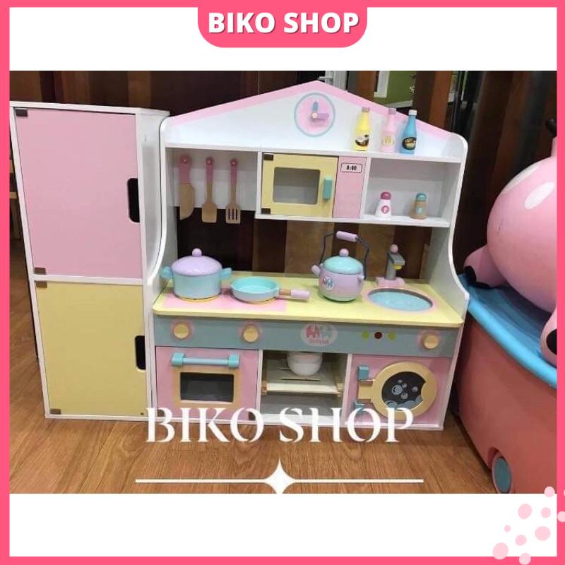 Đồ chơi nhà  bằng gỗ cho bé 2 cách lắp