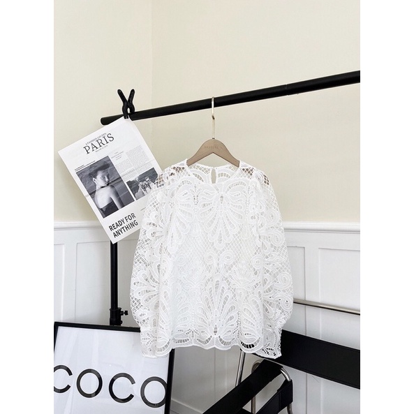 Áo ren nữ tay dài