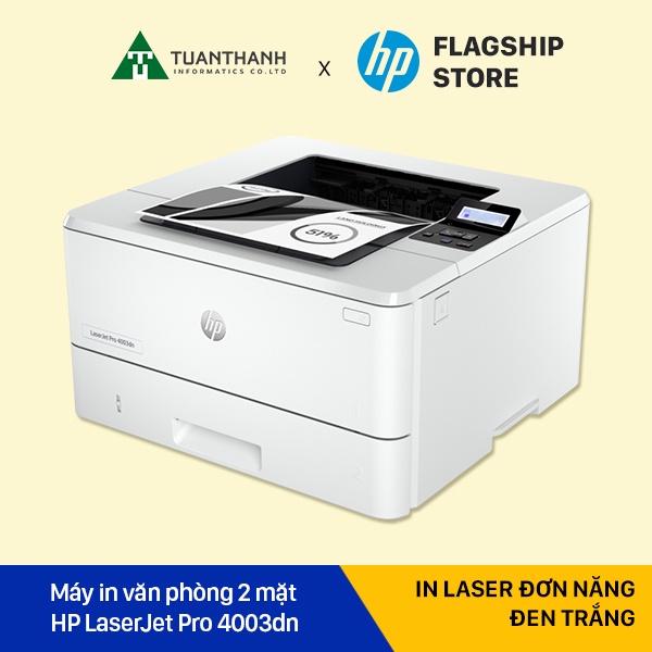 Máy in văn phòng 2 mặt HP LaserJet Pro 4003dn  - Chính hãng, bảo hành 12T