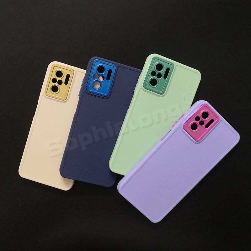 Ốp Điện Thoại Silicon Mềm Hình Bánh Macaroon Cho Xiaomi Redmi Note 10 Pro Max 10S 4G Poco M5S M3 Pro