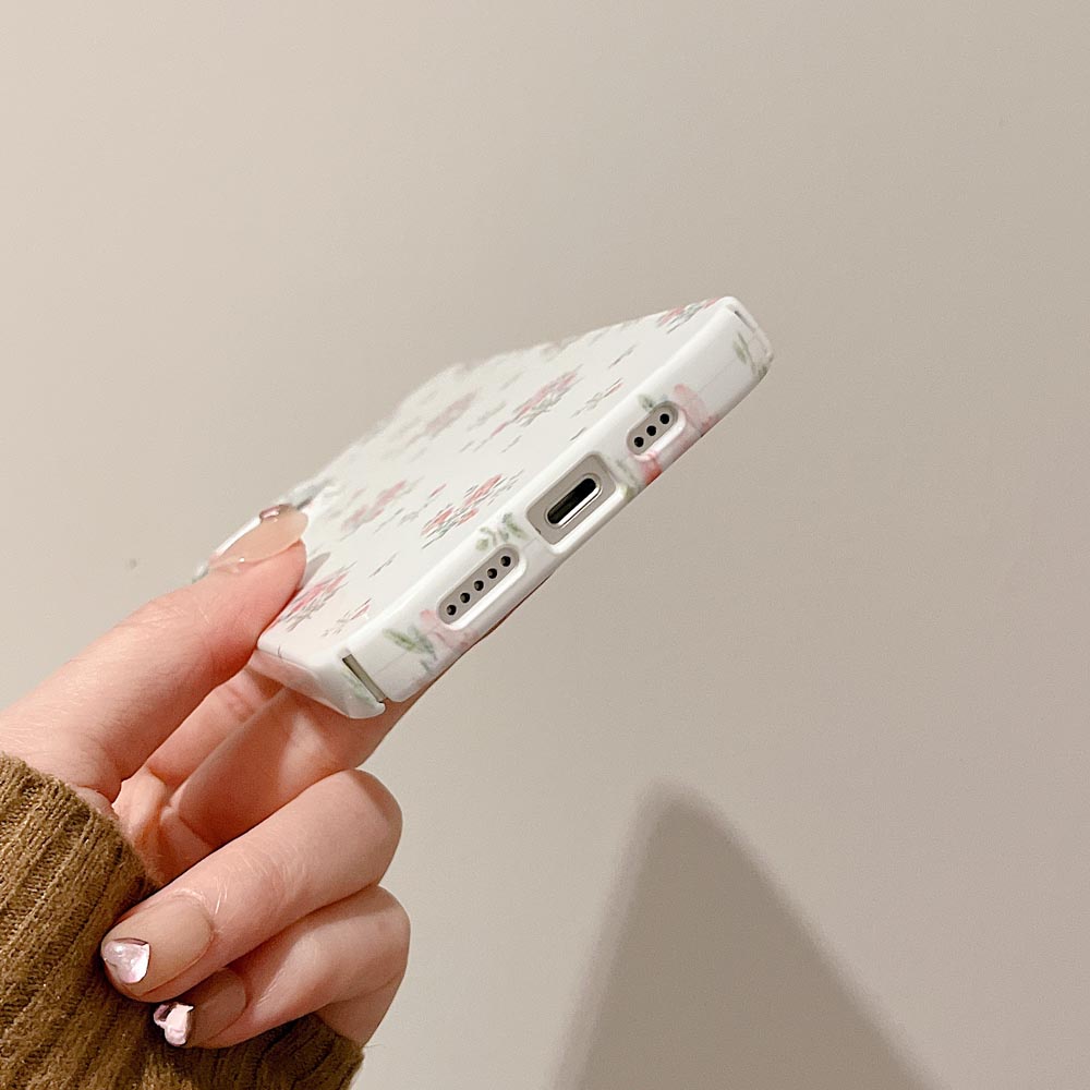 Ốp Điện Thoại Cứng Hình Hoa Cho iPhone X Xs Xr Xsmax 11 11ProMax 12 12Pro 12ProMax 13 13Pro 13ProMax 14 14Pro 14Plus 14ProMax