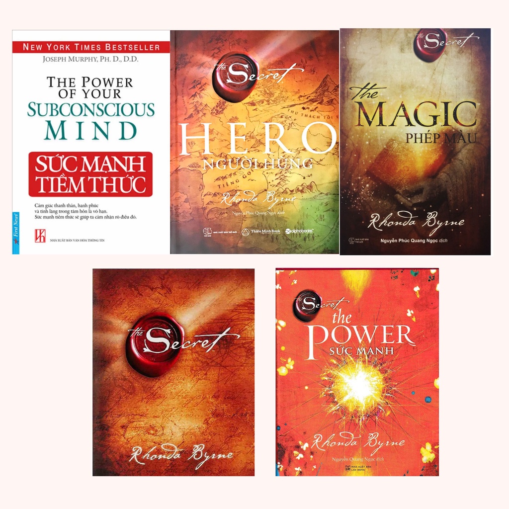 SÁCH - Sức mạnh tiềm thức, Hero người hùng, Magic phép màu,...