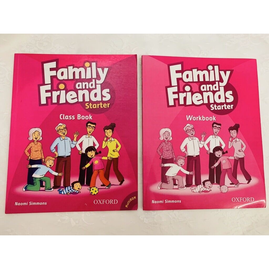 Sách - Trọn bộ 2 cuốn- Family And Friends Starter (Classbook + Workbook)