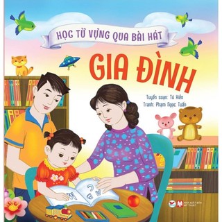 Sách - học từ vựng qua bài hát - gia đình - tân việt