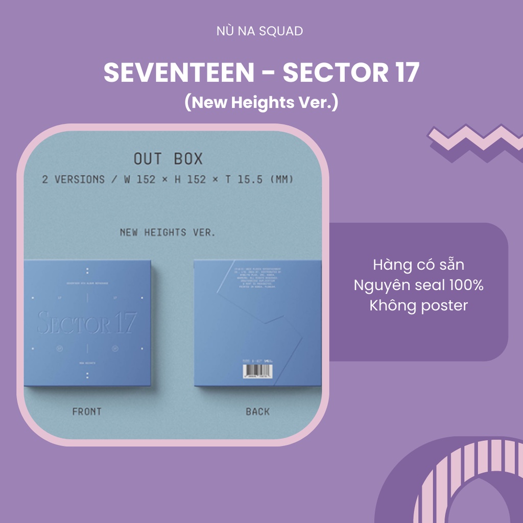 Bộ album SEVENTEEN - Sector 17