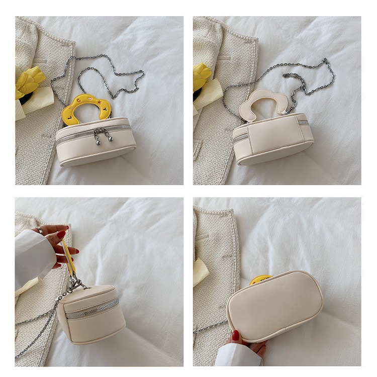 Túi Đeo Chéo Thêu Chữ Phong Cách Hàn Quốc Mới 2022 Cho Nữ