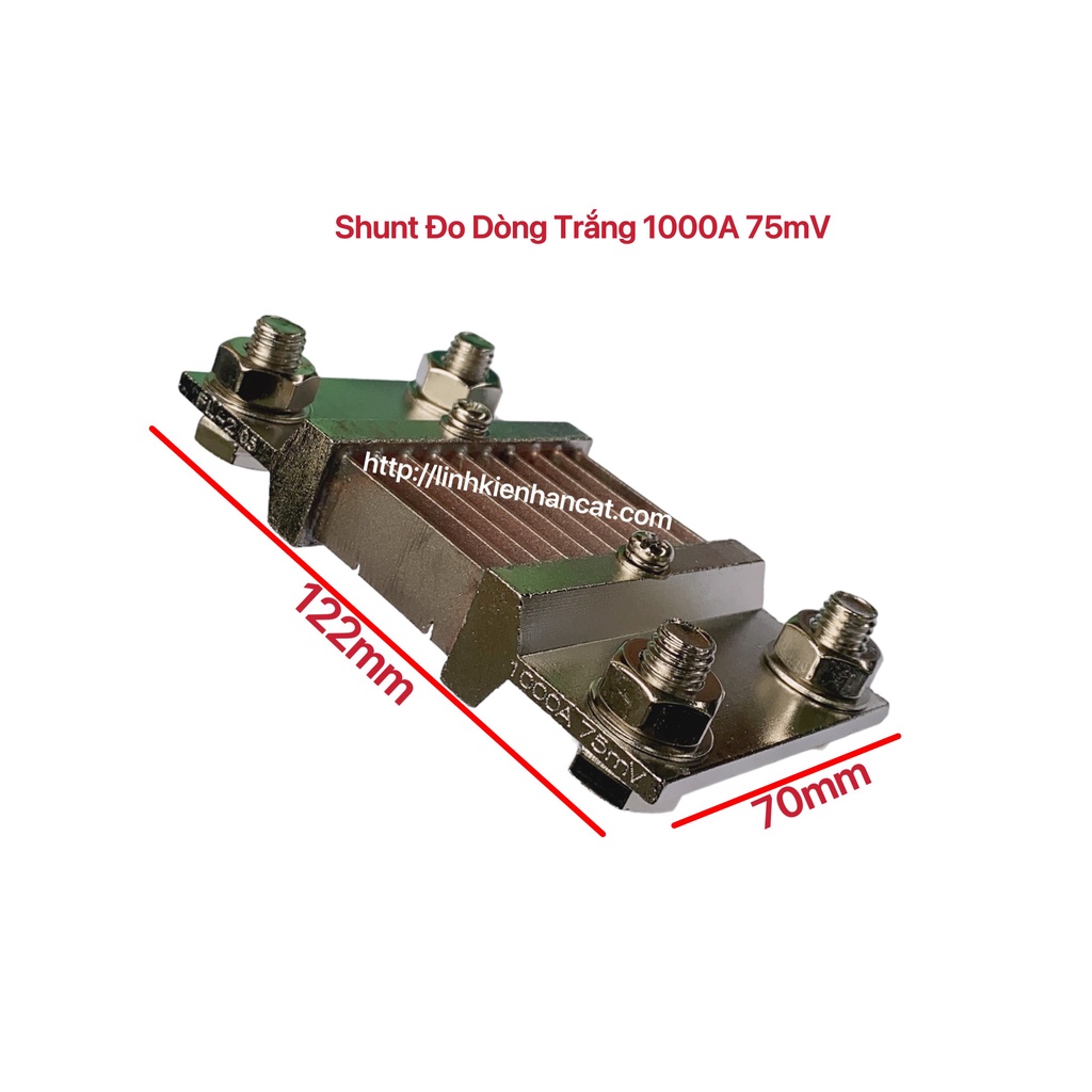 Shunt Đo Dòng Trắng 1000A 75mV