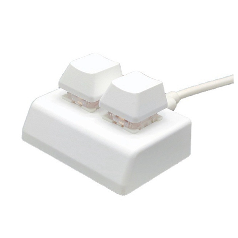 Bàn Phím Mini 2 Phím Có Đèn Nền Màu Đỏ Dùng Để Chơi Game OSU