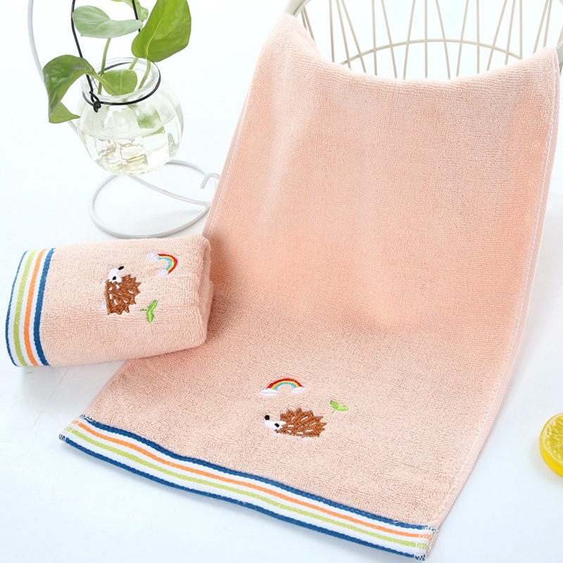 Khăn Mặt Cotton Mềm Mại Thấm Hút Tốt Thân Thiện Với Làn Da Trẻ Em 25 * 50 JP5