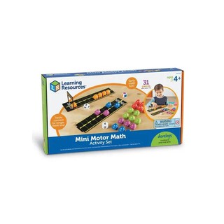 Bộ học toán cùng trò chơi đường đua - Mini Motor Math Activity Set -Learning Resources